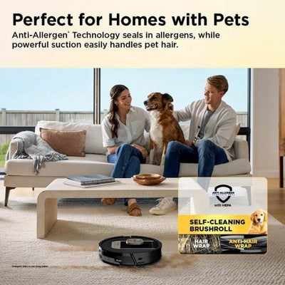 Shark PowerDetect 2-in-1 ThermaCharged Robot Vacuum & Mop RV2910XE 10" Cleaning Path Black (LOCAL PICKUP ONLY)