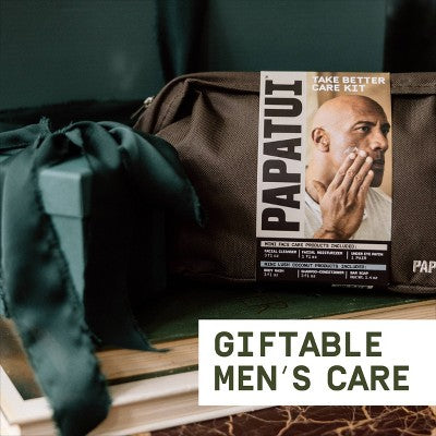 Papatui Men's Body Care Holiday Take Better Care Dopp Kit Gift Set - Lush Coconut - 6ct