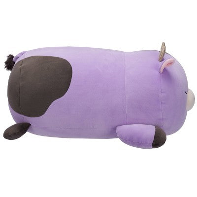 18" Alexie Purple and Black Cow with Gold Horns Squishmallows Plush
