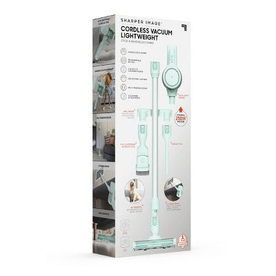 Sharper Image Cordless Vacuum Lightweight Stick and Handheld Combo Mint (LOCAL PICKUP ONLY)