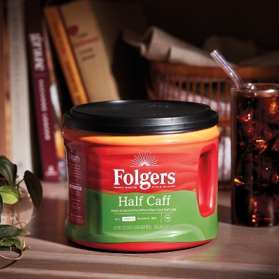Folgers Half Caff Medium Roast Ground Coffee - 22.6oz