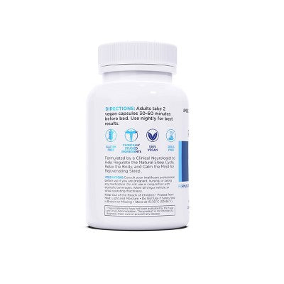 RELAXIUM Sleep Capsules - 30ct: Melatonin, Drug-Free, Gluten-Free, Vegan