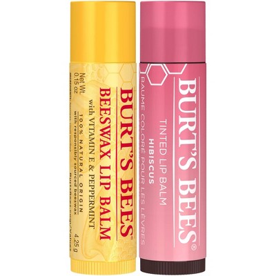 Burt's Bees Lip Balm + Tinted Lip Balm Duo - 2ct