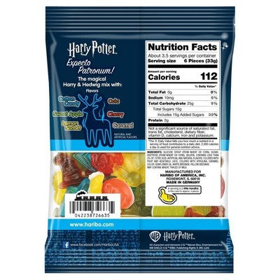 HARIBO Harry Potter Halloween Chewy Gummy Candy - 4oz BBD:05/26