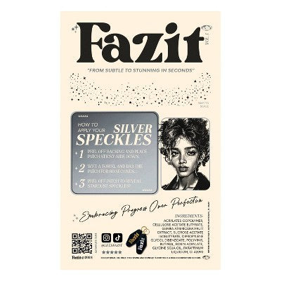 Fazit Silver Glitter Freckle Makeup Patches