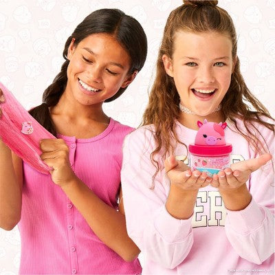 Squishmallows Slime Jar Top Calynda Strawberry Scented Slimes and Putties