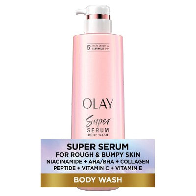 Olay Super Serum Body Wash for Rough and Bumpy Skin - 18.5 fl oz