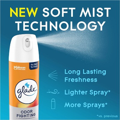 Glade Odor Fighting Soft Mist Aerosol Room Air Freshener - Hawaiian Breeze - 8oz