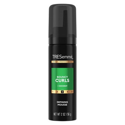 Tresemme Flawless Curls Hair Mousse with Coconut and Avocado Oil - Travel Size - 2oz
