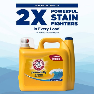 Arm & Hammer Clean Burst Liquid Laundry Detergents 205 Loads - 205 fl oz