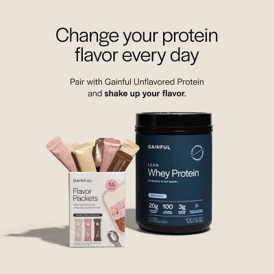 Gainful Flavor Booster Powder Variety Pack - Neapolitan - 1.5oz/14ct