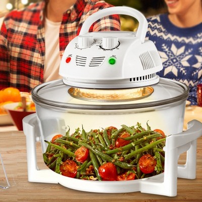 NutriChef Countertop Oven Air Fryer - Kitchen Convection Cooker for Healthy Food Cooking & Air-Frying with Adjustable Time & Temp (LOCAL PICKUP ONLY)