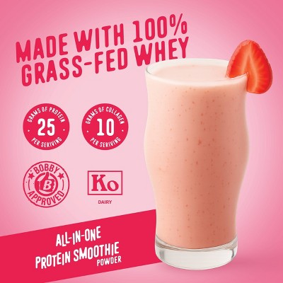 FlavCity Single Serve Protein Smoothie Powder - Strawberry Shortcake - 42.5gms