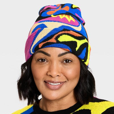 Black History Month Adult Beanie - Abstract
