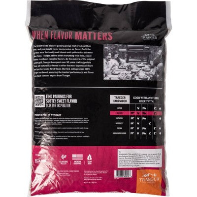 Traeger Cherry Pellets 18lbs Wood (LOCAL PICKUP ONLY)