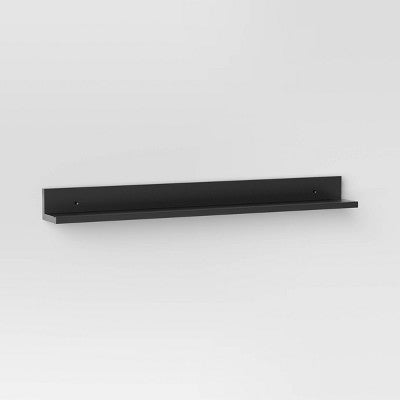 30" Wall Shelf Picture Ledge Black - Room Essentials (LOCAL PICKUP ONLY)