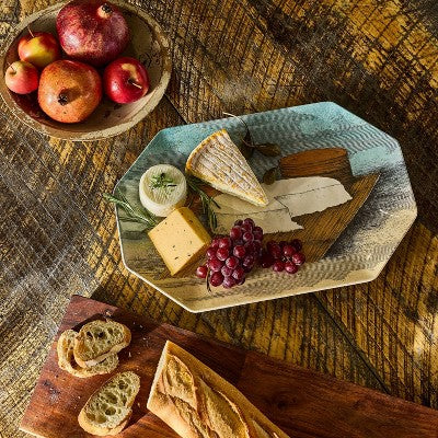 10"x15" Melamine Hexagon Cheese Serving Platter - John Derian for Target