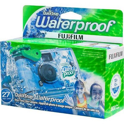 Fujifilm Quicksnap Waterproof Camera - Aqua Blue - 11/2026