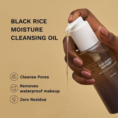 haruharu wonder Black Rice Moisture Cleansing Oil - 5.1 fl oz