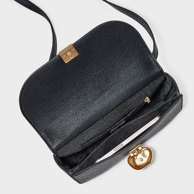 Flap Crossbody Bag - A New Day Black