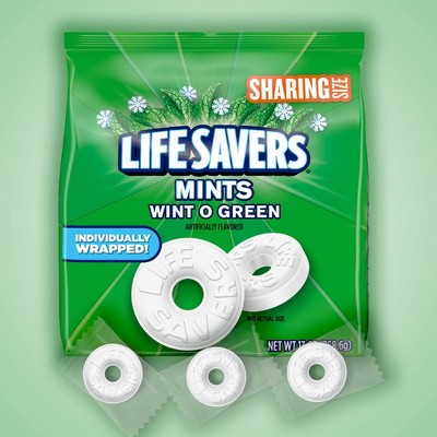 Life Savers Wint-O-Green Breath Mints Hard Candy, Sharing Size - 13oz