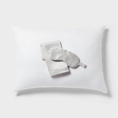 Standard Soft/Medium Machine Washable Sleep Gift Set Bed Pillows Gray - Threshold (LOCAL PICKUP ONLY)