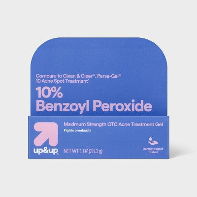 Max. Strength Acne Medication - 1oz - up&up: Anti-Acne Gel, For Acne-Prone Skin
