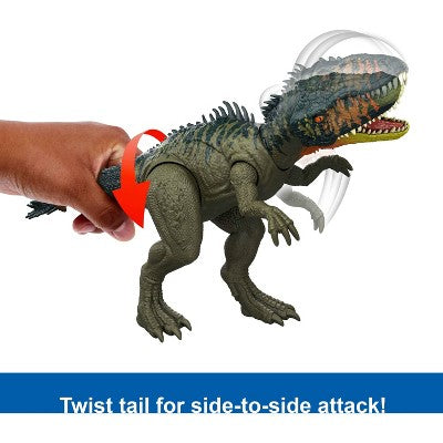 Jurassic World Rebirth Gigantic Thrashers Tyrannotitian Dinosaur Figure Toy