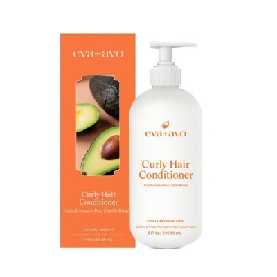 eva+avo Curly Hair Rosemary Avocado Hair Conditioner - 8 fl oz