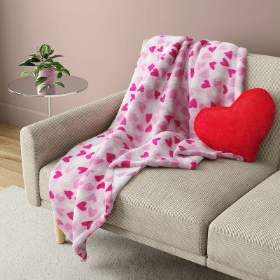 Plush Heart Pillow Red - Room Essentials