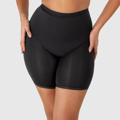 Maidenform Women's Shapewear  2pk Firm Shaping Black/Nude S: