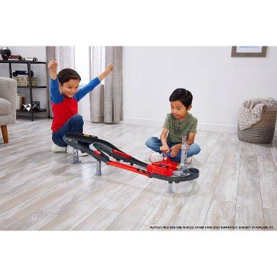 Hot Wheels Racing Formula 1 Sprint Race Circuit Track Set with 3 Die-Cast Toy Cars in 1:64 Scale