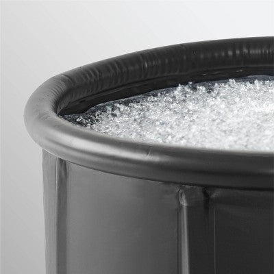 Sharper Image Ice Bath Portable Cold Plunge Revitalizing Ice Therapy Workout Recovery - Black (LOCAL PICKUP ONLY)