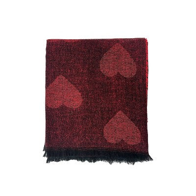 Woven Throw Red Heart - Bullseye's Playground