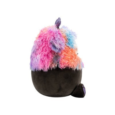 Squishmallows 12" Frumpy Girly Goth Black Bigfoot with Heart Headband Plush