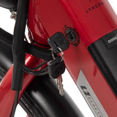 Huffy Lyndon Step-Through Electric Bike - 27.5" Wheels - 20 MPH - 36V - Red (LOCAL PICKUP ONLY)