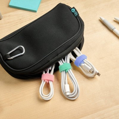 Wrap-It Cable Ties 24pk 6" and 9" White