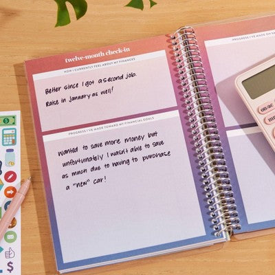 erin condren Budget Journal Classic Striped/Every Little Bit Counts
