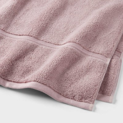 Oversized Spa Plush Bath Towel Mauve - Threshold