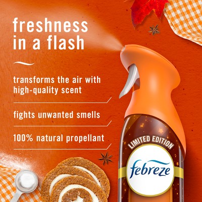 Febreze Air Effects Odor-Fighting Air Freshener - Pumpkin Roll - 8.1oz