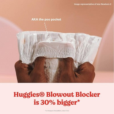 Huggies Little Snugglers Disposable Diapers - Size Newborn - 128ct