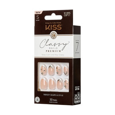 KISS Products Classy Fake Nails Premium - Prevailing - 33ct