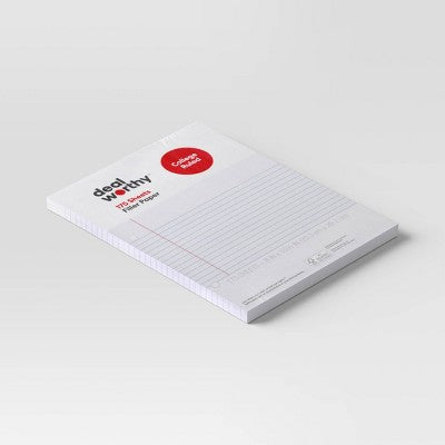 175ct College Ruled Loose Leaf Notebook Filler Paper - Dealworthy
