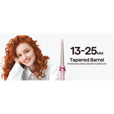 Wavytalk Heatwave Pro 5-in-1 Curling Wand Set, Includes Thermal Brush and 4 Interchangeable Ceramic Barrel for Multiple Styles, Model 350S
