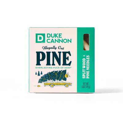 Duke Cannon Supply Co. Men's Holiday Everlasting Puck Soap - Illegally Cut Pine - 5oz