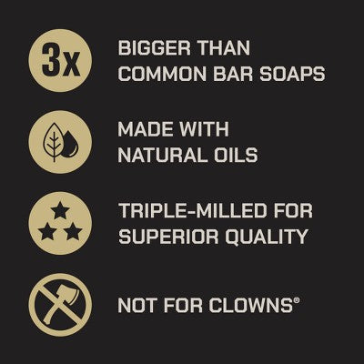 Duke Cannon Supply Co. Big Ass Brick of Soap for Men - Midnight Swim Bar Soap - 10oz