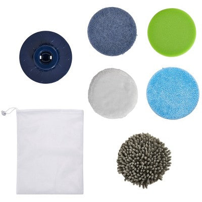 Casabella Power Spin Scrub and Shine Attachment Set - 6ct