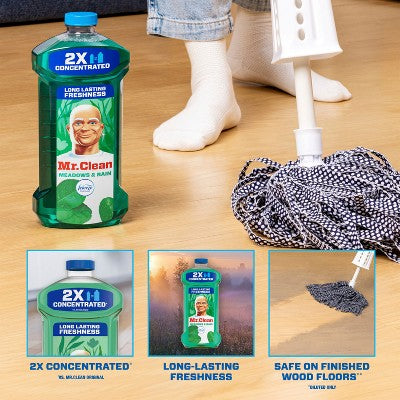 Mr. Clean Dilute Meadows & Rain Multi-Surface Cleaner - 23 fl oz