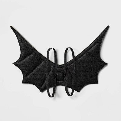 Halloween Black Glitter Wings Cat Costume - Hyde and EEK! Boutique