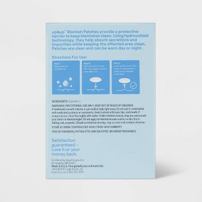 Translucent Hydrocolloid Patches - 24ct - up&up